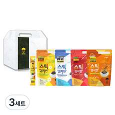 김대감 스틱김자반 10g x 4종 x 7p 선물세트, 3세트