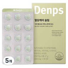 덴프스 혈당케어 슬림 영양제, 27g, 5개