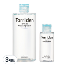 토리든 다이브인 저분자 히알루론산 클렌징워터 400ml + 100ml 세트, 3세트