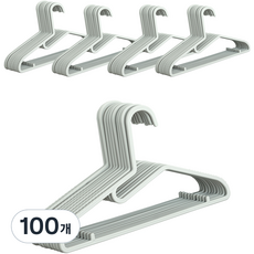 BONOHOUSE 防伸長衣架, 灰色, 100個