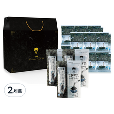 김대감 프리미엄 발효간장 도시락김 4g x 12p x 2세트 + 스틱김자반 10g x 7p x 3세트