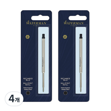 WATERMAN 威迪文 原子筆筆芯 M 0.9mm, 黑色, 4個