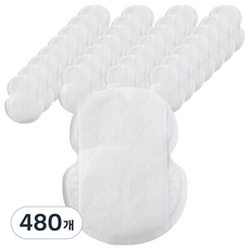 와이즈픽 겨드랑이 땀 흡수 패드 화이트 12 x 9 cm, 480개