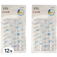BomHaetsal 電線整理夾, 透明, 12個