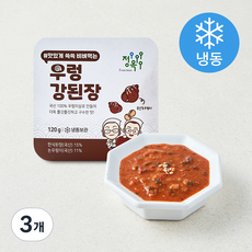정옥 우렁강된장 (냉동), 120g, 3개