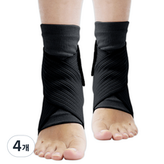엘엘리빙 고탄력 밴드 발목 보호대, 4개