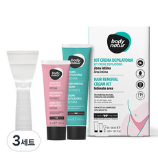 바디네이처 제모크림&포스트 케어 밤 비키니라인용, 3개