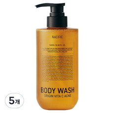 네시픽 오리진 비타씨 아크네 바디워시, 500ml, 5개