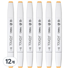 터치 신한 트윈 브러쉬마카 MARIGOLD 24, 1색, 12개