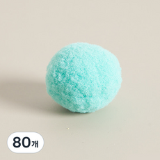 플라워트리 스티로폼 볼 만들기 DIY 폼폼이 4cm, 연하늘, 80개