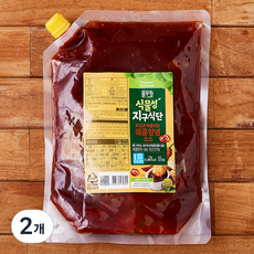 풀무원 식물성 지구식단 튀김과 어울리는 매콤양념 소스, 1kg, 2개