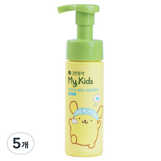 그린핑거 마이키즈 플러스 얼굴클렌저 산리오 폼폼푸린 에디션, 160ml, 5개