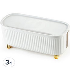 Mabel In Home 延長線電線整理盒, 白色, 3個