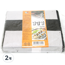 빼어날수 전장 김밥김 100p, 230g, 2개