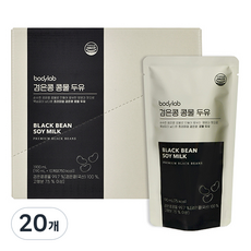bodylab 黑豆黃豆湯和豆漿, 190ml, 20個
