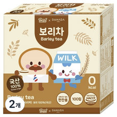 다하다 보리차, 1.6g, 100개입, 2개