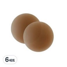 圓型深棕色胸貼7cm, 6組