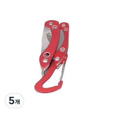 機能性環型多功能工具螺絲起子 紅色, 5個