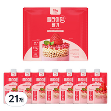 플라이밀 단백질 쉐이크 딸기, 45g, 21개