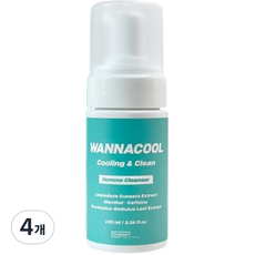 워너쿨 토트넘 남성청결제 입문자용, 100ml, 4개