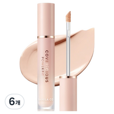 바닐라코 커버리셔스 파워 핏 컨실러 5.5g, 19 라이트, 6개