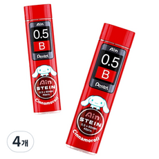 산리오 시나모롤 펜텔 아인슈타인 샤프심 B, 0.5mm, 4개