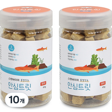 STANDBYME 동결건조 강아지 안심 트릿, 연어, 45g, 10개