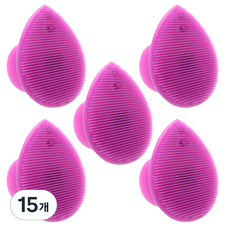 레벤쿠첸 실리콘 클렌징 패드, 퍼플, 15개
