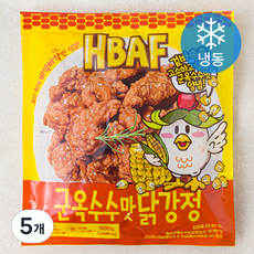 HBAF 군옥수수 닭강정 (냉동), 500g, 5개