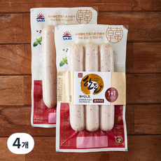 사조 한돈 부어스트 블랙페퍼 1 + 1, 450g, 4개