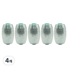 Silvercast 穿孔鉛錘 SCHS0925A, 4個, 5入