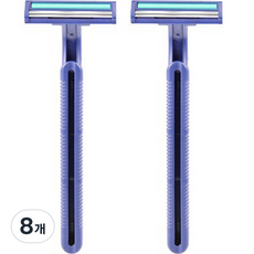 Blue Market 2速一次性剃須刀, 8個, 1入
