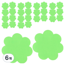 Potenkit opp袋 簡易胸貼 綠色 7.5 x 7.5 cm 10入, 6個