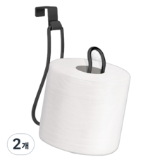 Skaweeze 側邊廁所衛生紙架, 2個, 2號 黑色