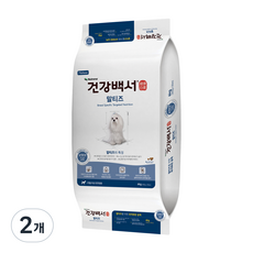 건강백서 강아지 기능성 사료, 말티즈, 6kg, 2개