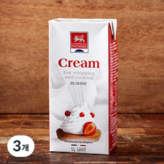 프리차드 휘핑크림, 3개, 1L