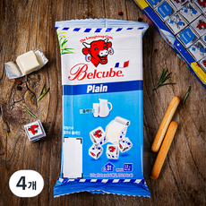 래핑카우 벨큐브 플레인, 5.2g, 24개입, 4개