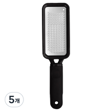 포밍홈 효과적인 발각질제거 신형 긴 손잡이 스테인리스 검정색, 100g, 5개, 1개입