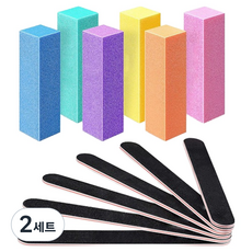 O-ON 砂磨塊砂紙 6入 + 黑色棒狀銼刀砂紙 6入組, 2套