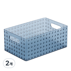litem. 里特 S&S 收納整理盒, 藍色, 2個