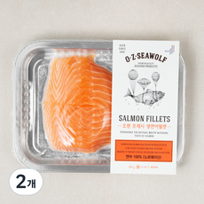 오젠 노르웨이 프레시 생연어 필렛 (냉장), 200g, 2개