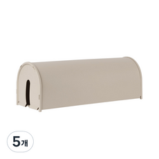 生活森林 洞穴式延長線整理收納盒, 灰色, 5個