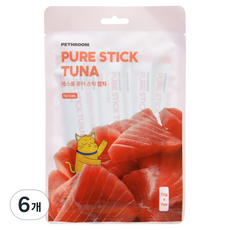 페스룸 고양이 퓨어 스틱 7p, 참치맛, 84g, 6개