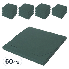 hello moris 深綠色扁平盒 17 x 17 x 1 cm, 單一顏色, 60入