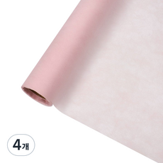 Ilsangsokbanzzak 彩色韓紙 58cm x 9m, 粉紅色, 4個