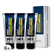 미프 아쿠아 쉐이빙 크림, 80ml, 6개