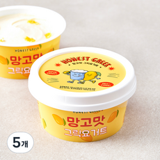어니스트그릭 망고맛 그릭요거트, 100g, 1개입, 5개