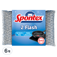 스폰텍스 TAMPON FLASH 이지 클린 패드, 6개, 2개입