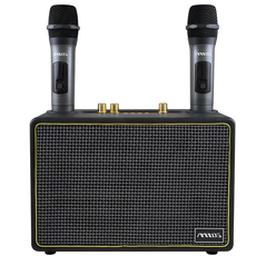 MtOS 便攜式雙麥克風藍牙歡唱音響組 雙人歡唱/藍牙/USB/TF播放/FM廣播, K97