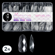 芭爾娜 鑽石美甲片 140p 套組, 2個, 02